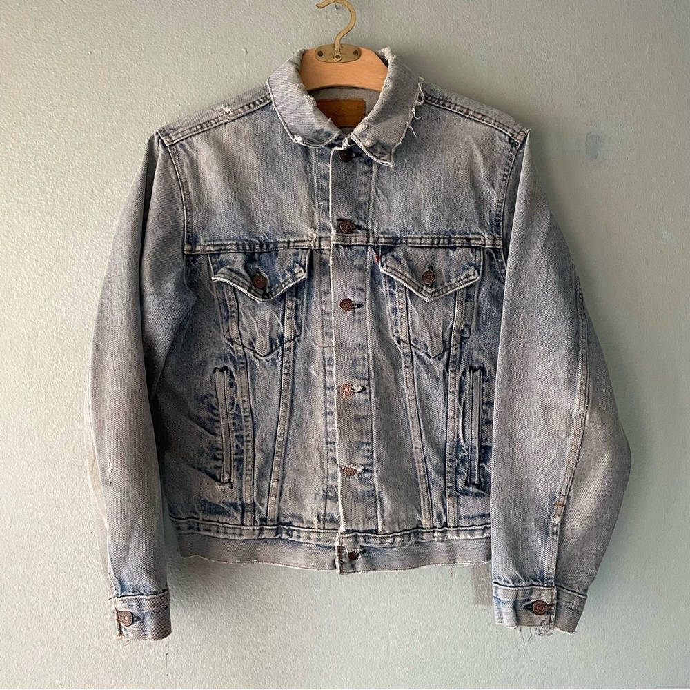 Levi’s | Vintage 80s 527 Distressed Denim Jean Jacket